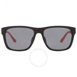 Polairzed Grey Square Mens Sunglasses