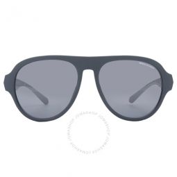 Grey Mirror Pilot Mens Sunglasses