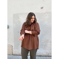 Ealgaa Oversized Blouse - Deep Brown