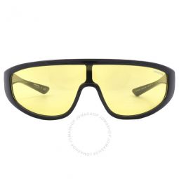 Yellow Shield Mens Sunglasses