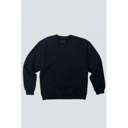 Embroidered NY Chest Logo Sweatshirt - Jet Black