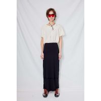Black Modal Jersey Maxi Skirt - Black