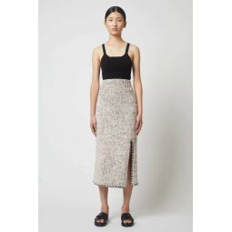 Dimitra Skirt - Cream/Brick