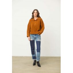 Stand Collar Jumper sweater - grey
