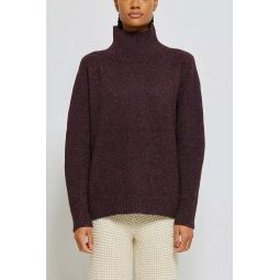 Vasilisa Alpaca Sweater - Aubergine