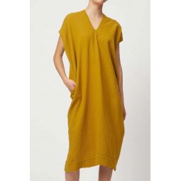 Crescent Dress Long - Amber Green