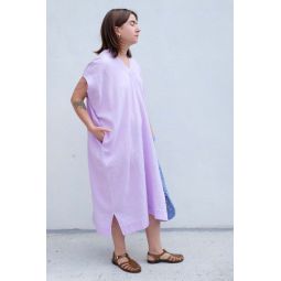 Crescent Dress Long - Lavender Fog