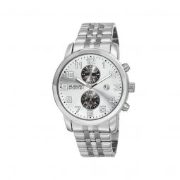 Mens Stainless Steel Silver-tone Dial