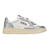 Medalist Low Leather Women AULW-WB18 shoes - White/Silver