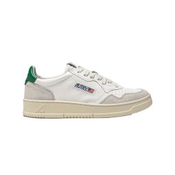 Medalist Low Sneakers in Suede and Leather White Amazon Men AULM-LS23 - Multi