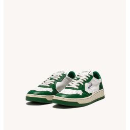 Medalist Low Top Sneakers - White/Green