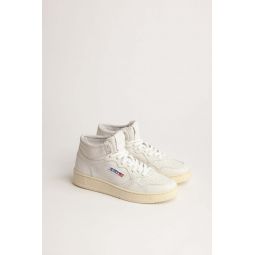 Goat High Top Sneakers - White