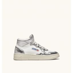 High Top Sneakers - Silver