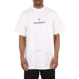 Off-White PDF Logo Oversized Cotton T-Shirt, Brand Size 2 (Medium)