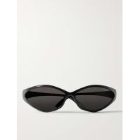 Oval-Frame Acetate Sunglasses