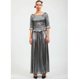 Batsheva Oak Dress - Silver