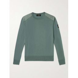 Kerrigan Ribbed Panelled Merino Wool Sweater