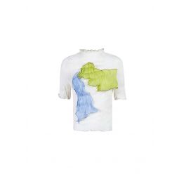 Patchwork T-Shirt - White/Green