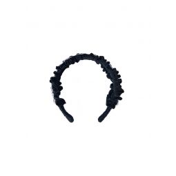 Pleats Hairband - Black