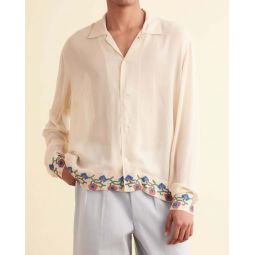 Flowering Liana Long Sleeve Shirt - Cream/Multi