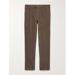 Slim-Fit Cotton-Moleskin Suit Trousers