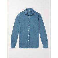 Slim-Fit Garment-Dyed Linen Shirt