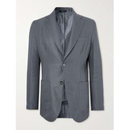 Cotton, Linen and Silk-Blend Suit Jacket