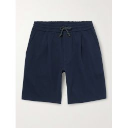 Cotton-Blend Jersey Drawstring Shorts