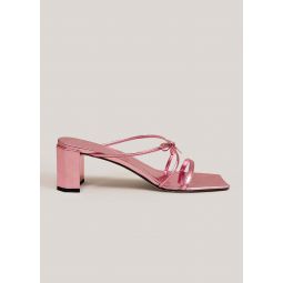 Metallic June Sandals - Pink