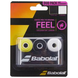 Babolat Syntec Pro & VS Original Combo Pack WH/BK/YL