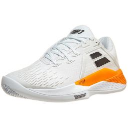 Babolat Propulse Fury 3 Clay White/Orange Mens Shoes