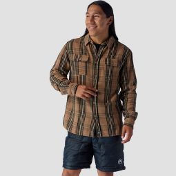 Flannel Button Down Shirt - Mens