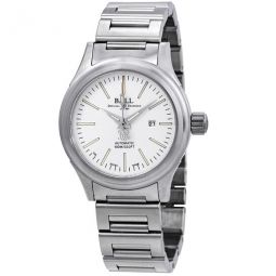 Automatic White Dial Ladies Watch