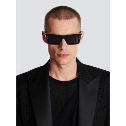 Unisex Balmain B VII Sunglasses - Black
