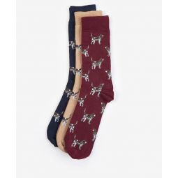Barbour Pointer Dog Socks Gift Box