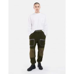 x And Wander Relaxed/Taper Trouser - Olive Green