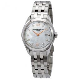 Baume and Mercier Clifton Mother of Pearl Dial Ladies Watch 10176