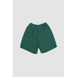 Nylon Mini Ripstop Military Athletic Shorts - Green