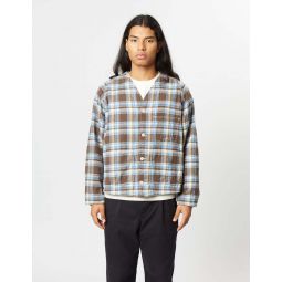 Engineer Jacket W Face - Blue Check