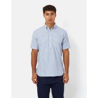B.D Pullover Short Sleeve Shirt - Candy Stripe Blue