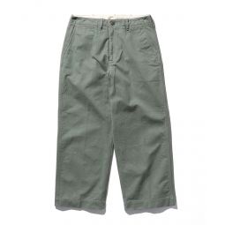 Herringbone MIL Trousers - Sage