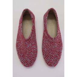 Crochet Ballet Flats - Pallida/Umber