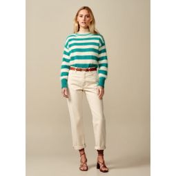 Datax Sweater - Green/white