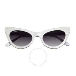 Ladies White Cat Eye Sunglasses