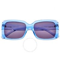 Ladies Purple Rectangular Sunglasses