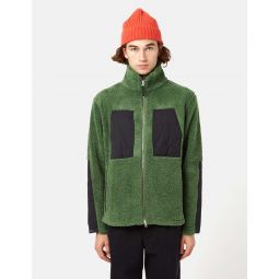 Bhode Sherpa Zip Fleece Jacket - Sage Green