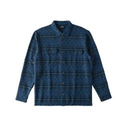 Billabong Offshore Jacquard Flannel Long Sleeve Shirt - Mens