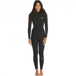 3/2 Synergy Back-Zip Flatlock Fullsuit Wetsuit - Womens