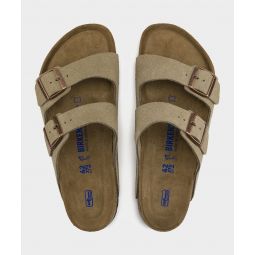 Birkenstock Arizona Soft-Footbed in Taupe Suede