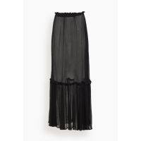 Sheer Zephyr Skirt in Black